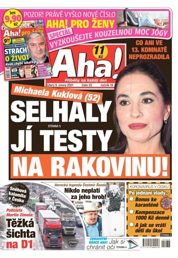 Obálka e-magazínu AHA! 9.2.2021