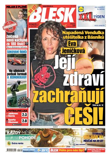 Obálka e-magazínu Blesk 15.8.2022