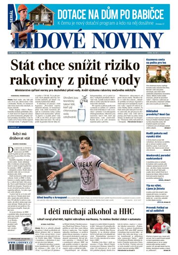 Obálka e-magazínu Lidové noviny 17.8.2023