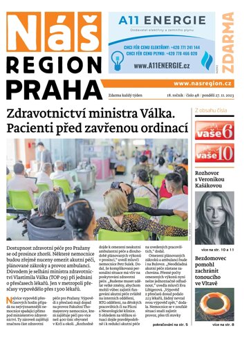 Obálka e-magazínu Náš Region - Praha 48/2023