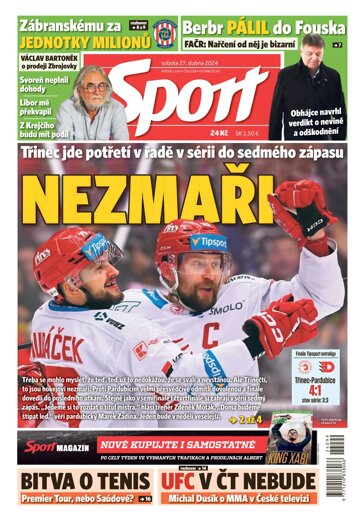 Obálka e-magazínu Sport 27.4.2024