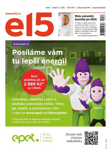 Obálka e-magazínu E15 15.5.2024