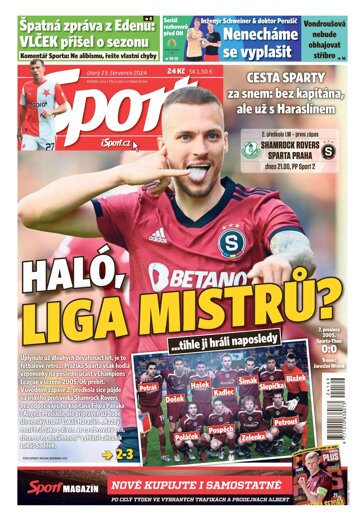 Obálka e-magazínu Sport 23.7.2024