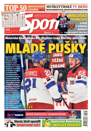 Obálka e-magazínu Sport 30.12.2024