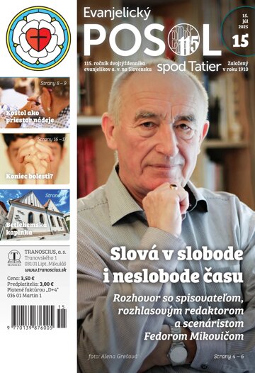 Obálka e-magazínu Evanjelický posol spod Tatier 15/2025