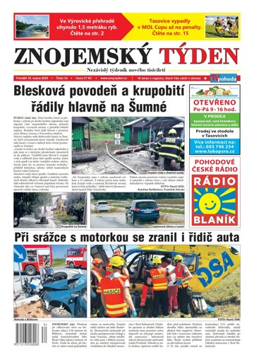 Obálka e-magazínu Znojemský týden 34/2025
