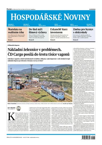 Obálka e-magazínu Hospodářské noviny 167 - 28.8.2025