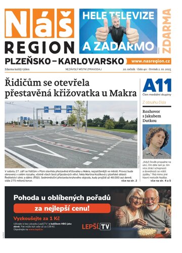 Obálka e-magazínu Náš Region - Karlovarsko 40/2025