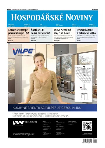 Obálka e-magazínu Hospodářské noviny 224 - 19.11.2025