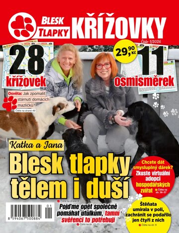 Obálka e-magazínu Blesk Tlapky Křížovky 1/2026