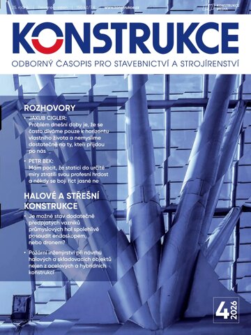 Obálka e-magazínu Konstrukce 4/2026