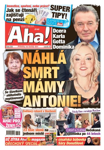 Obálka e-magazínu AHA! 7.10.2026
