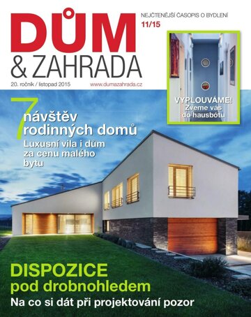 Obálka e-magazínu Dům a zahrada 11/2015