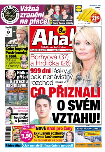 Obálka e-magazínu AHA! 19.10.2015