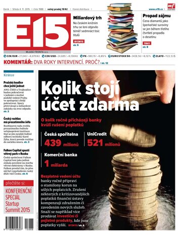 Obálka e-magazínu E15 4.11.2015