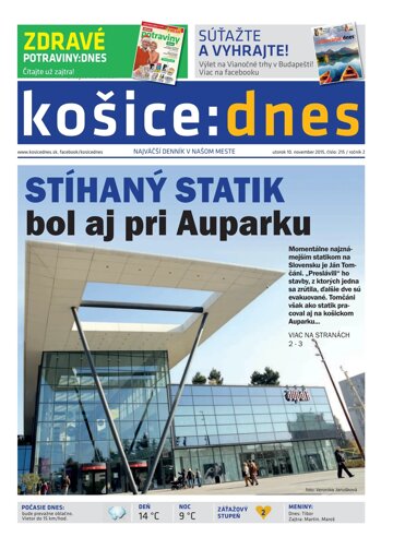 Obálka e-magazínu košice:dnes
