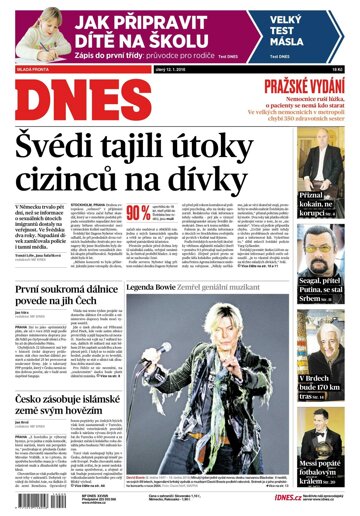 Obálka e-magazínu MF Dnes 12.1.2016