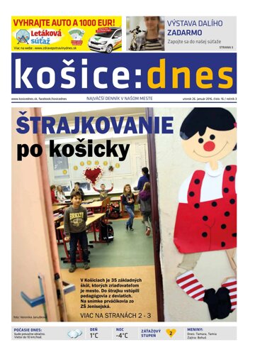 Obálka e-magazínu košice:dnes 26.1.2016