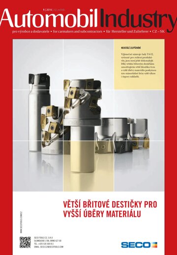 Obálka e-magazínu Automobil Industry 1/2016