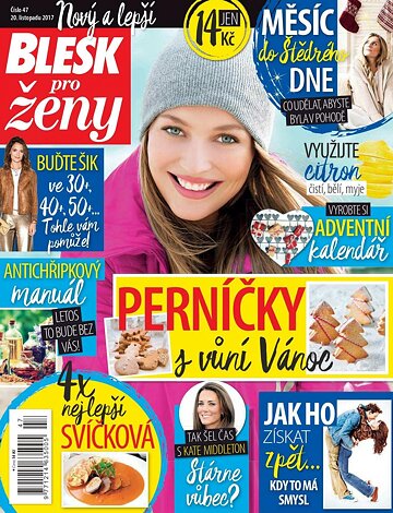 Obálka e-magazínu Blesk pro ženy 20.11.2017