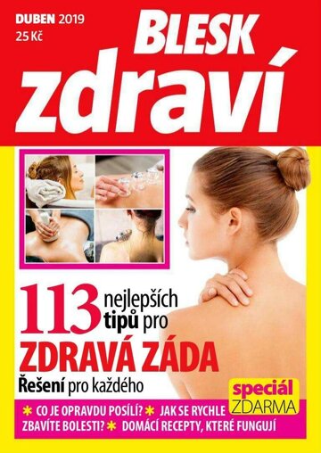 Obálka e-magazínu Příloha Blesk Zdraví 4/2019