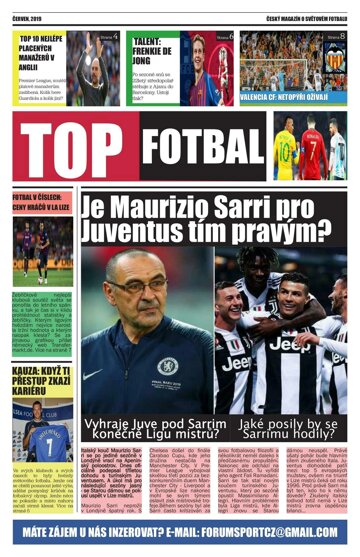 Obálka e-magazínu TOP Fotbal 14/2019