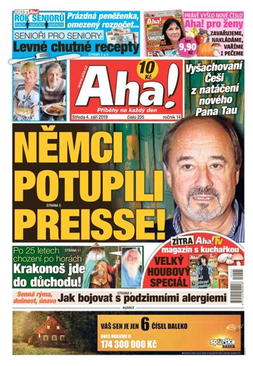 Obálka e-magazínu AHA! 4.9.2019