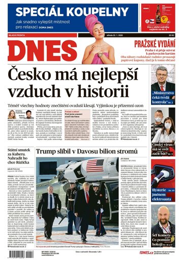 Obálka e-magazínu MF Dnes 22.1.2020