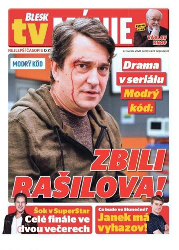 Obálka e-magazínu Blesk Tv manie 23.5.2020