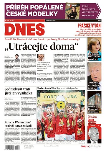 Obálka e-magazínu MF Dnes 9.7.2020