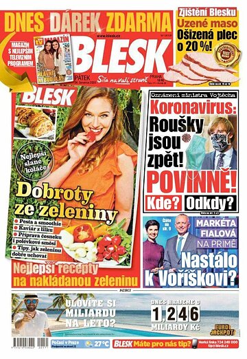 Obálka e-magazínu Blesk 24.7.2020