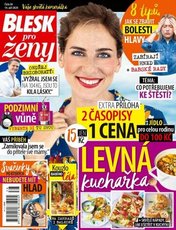 Obálka e-magazínu Blesk pro ženy 38/2020