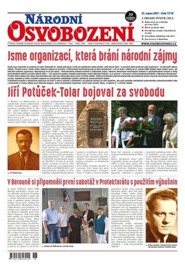 Obálka e-magazínu Národní Osvobození 17-18/2021