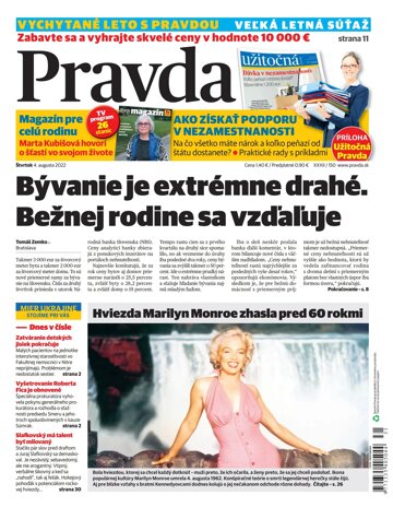 Obálka e-magazínu Pravda 4. 8. 2022