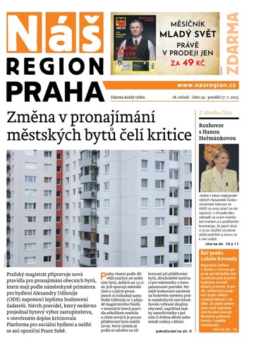 Obálka e-magazínu Náš Region - Praha 29/2023