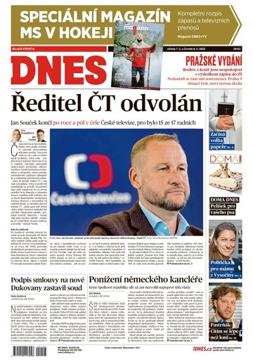 Obálka e-magazínu MF Dnes 7.5.2025