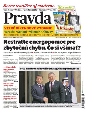 Obálka e-magazínu Pravda 30. 1. 2026