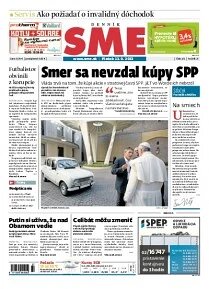 Obálka e-magazínu SME 13.9.2013