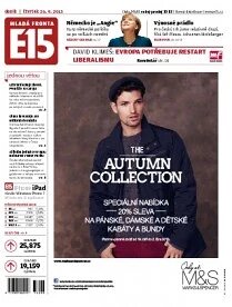 Obálka e-magazínu E15 26.9.2013