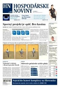 Obálka e-magazínu Hospodárske noviny 14.11.2013