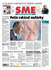 Obálka e-magazínu SME 7.5.2014