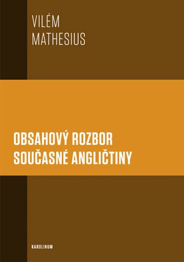 Obálka knihy Obsahový rozbor současné angličtiny