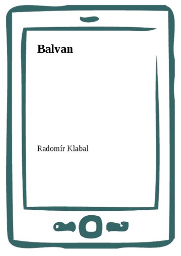 Obálka knihy Balvan