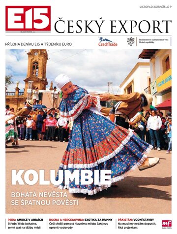 Obálka e-magazínu Český export - Kolumbie