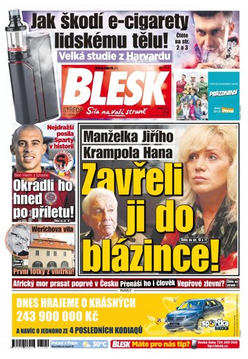 Obálka e-magazínu Blesk 28.6.2017