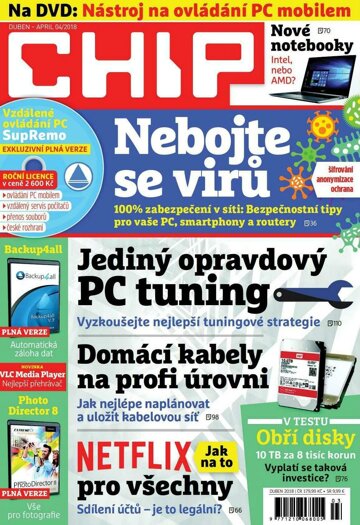 Obálka e-magazínu CHIP 4/2018