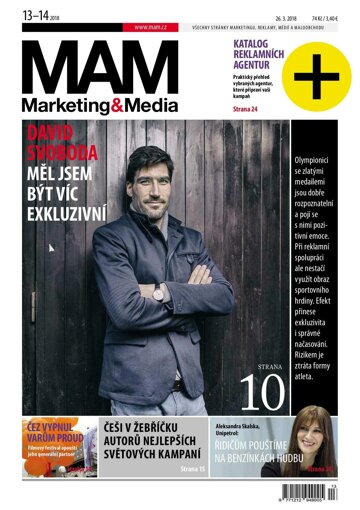 Obálka e-magazínu Marketing & Media 13-14 - 26.3.2018