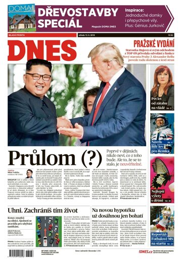 Obálka e-magazínu MF Dnes 13.6.2018