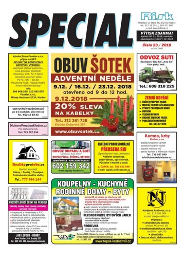 Obálka e-magazínu Special 23/2018