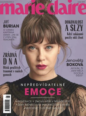 Obálka e-magazínu Marie Claire 1/2019